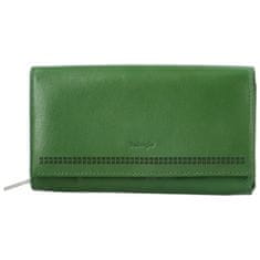 Bellugio Dámská kožená peněženka Bellugio Utaraxa, tmavě zelená