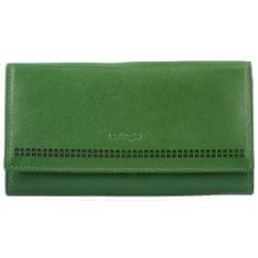 Bellugio Dámská kožená peněženka Bellugio Nariela, tmavě zelená