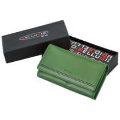 Bellugio Dámská kožená peněženka Bellugio Nariela, tmavě zelená