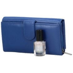 Bellugio Dámská kožená peněženka Bellugio Utaraxa, tmavě modrá