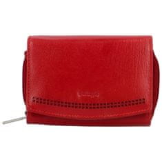 Bellugio Trendy malá dámská peněženka Bellugio Ingwent, červená