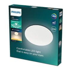 Philips LED Stropní přisazené svítidlo Philips Moire CL200 8719514335110 20W 2000lm 2700K IP20 39cm bílé