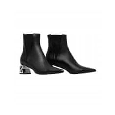 Karl Lagerfeld Botičky černé 37 EU K-blok Ankle