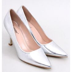 Dámské celokožené jehlové boty Silver velikost 40