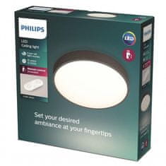 Philips LED Stropní svítidlo Philips Brown 60262/43/P5 hnědé 28W 3600lm 2700K-6500K