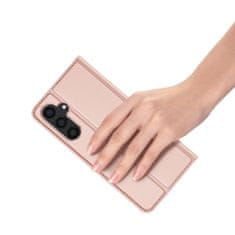 Dux Ducis Skin Pro knížkové pouzdro na Samsung Galaxy S24, růžové