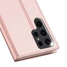 Dux Ducis Skin Pro knížkové pouzdro na Samsung Galaxy S24 Ultra, růžové