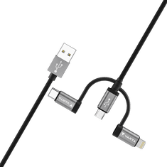 Varta Speed Charge & Sync kabel: 3 v 1 USB A na Lightning/mikro/USB C Box (57937101111)