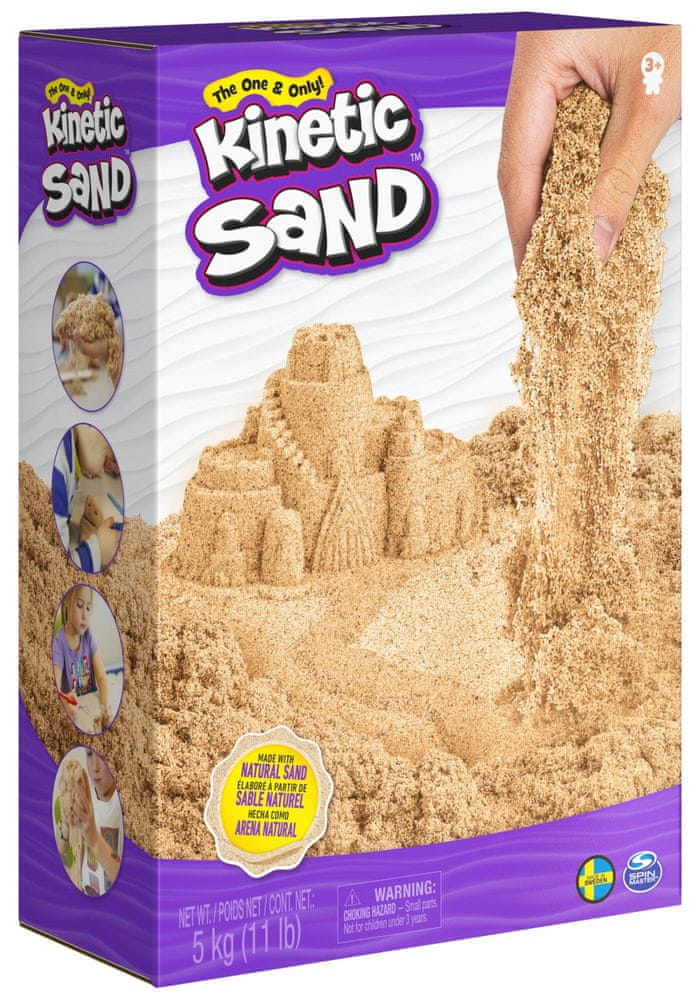 Levně Kinetic Sand 5 kg hnědého tekutého písku
