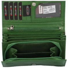 Bellugio Trendy velká dámská peněženka Bellugio Loprina, zelená