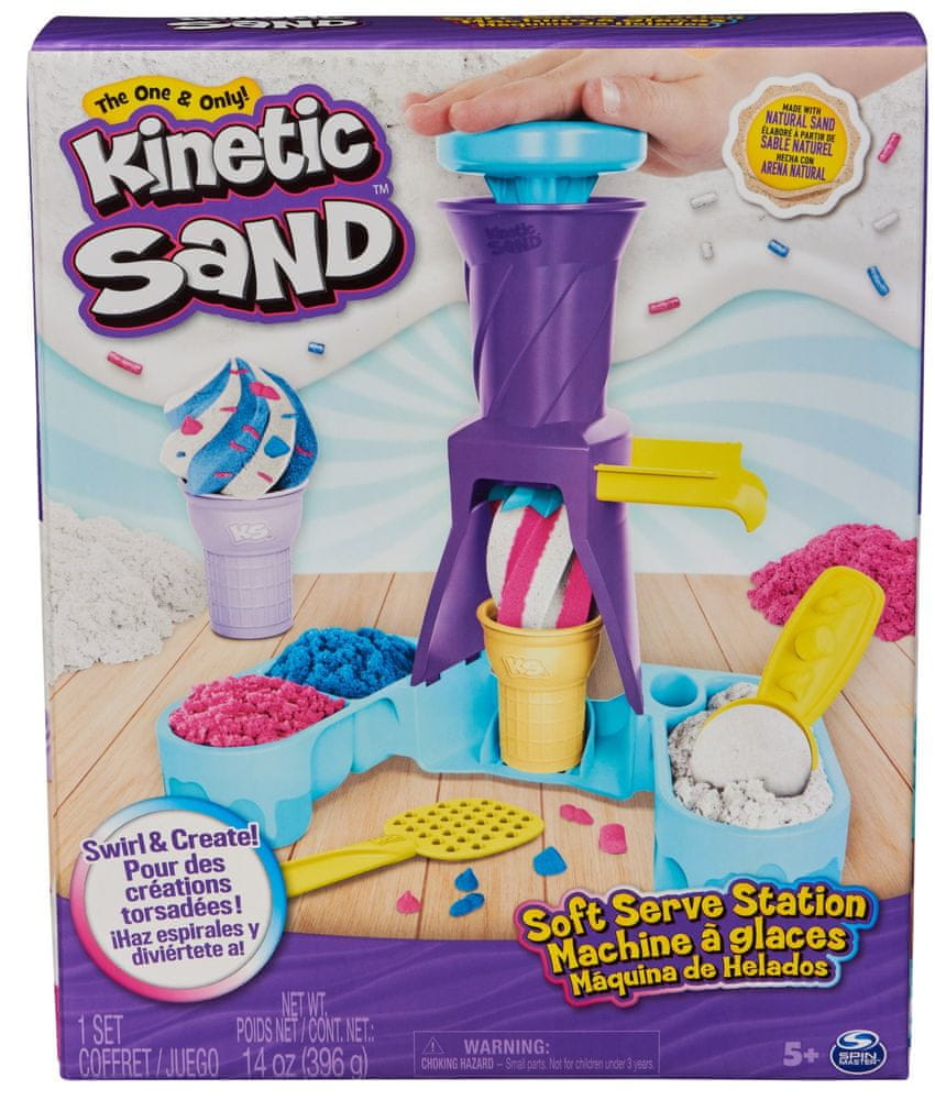 Levně Kinetic Sand Zmrzlinárna