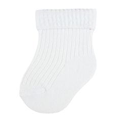 Baby Nellys Kojenecké ponožky, bílé, vel. 3-6 m, cca 9cm