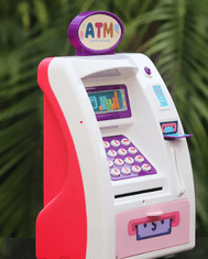 Leventi Dětský bankomat - BABY ATM - barva růžová