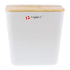 Alpina Plastová dóza s bambusovým víkem, 1 l, 3 ks