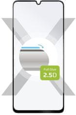 FIXED Ochranné tvrzené sklo pro Samsung Galaxy A25 5G, lepení přes celý displej, černé FIXGFA-1261-BK