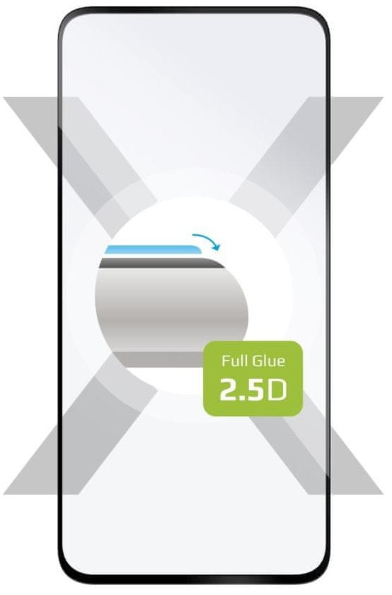 Levně FIXED Ochranné tvrzené sklo pro Samsung Galaxy A35 5G, lepení přes celý displej, černé FIXGFA-1262-BK