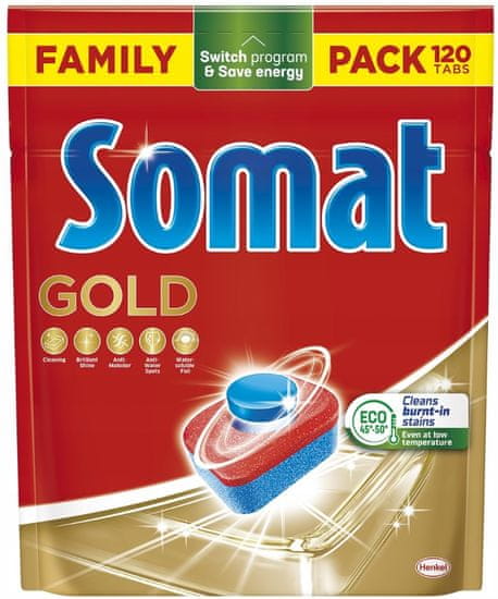 Somat Gold tablety do myčky nádobí 120 ks
