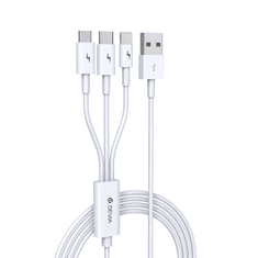Devia kabel USB micro-light-USB-C 3v1