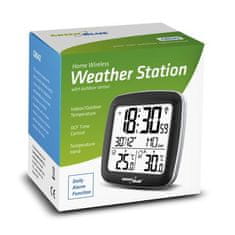 GreenBlue Bezdrátová meteorologická stanice s kalendářem DCB GB542 černá 60135
