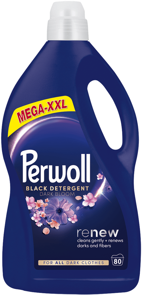 Levně Perwoll Prací gel Dark Bloom 80 praní, 4000 ml