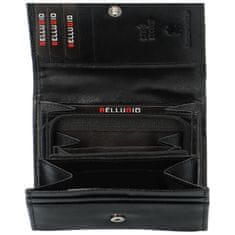 Bellugio Dámská kožená malá peněženka Bellugio Aijva, černá