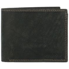Bellugio Pánská kožená peněženka Bellugio Silas, černá