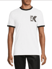 Karl Lagerfeld Pánské tričko Logo Graphic Tee bílá XL
