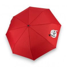 Doppler Mini Light Kids Red Love - dětský skládací deštník