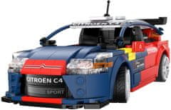 Cada Stavebnice CaDa - závodní auto R/C Citroen C4 WRC 329 dílků na dálkové.