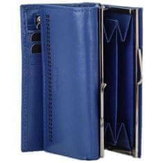 Bellugio Dámská kožená peněženka Bellugio Ambra, tmavě modrá