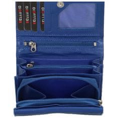 Bellugio Dámská kožená malá peněženka Bellugio Gialla, tmavě modrá