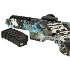 WOWO Modrá USB Bateriová Vodní Gelová Kuličková Pistole s Kapacitou 550 Ks. 7-8mm