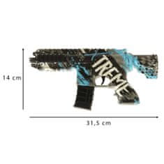 WOWO Modrá USB Bateriová Vodní Gelová Kuličková Pistole s Kapacitou 550 Ks. 7-8mm