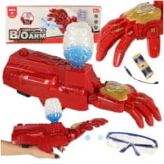 INTEREST Vystřelovací rukavice ve stylu Iron Man na vodní gelové kuličky.