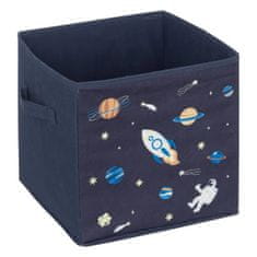Atmosphera Úložné boxy na hračky vesmír modré 2 ks 29x29x29 cm