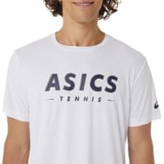 Asics Tričko tenisové bílé M Court Tennis Graphic