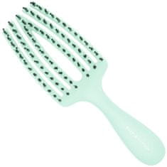 Olivia Garden Finger Brush Care Mini dětský kartáč na vlasy, mátová, jemně rozčesává a rozčesává vlasy