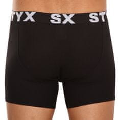 Styx 5PACK pánské boxerky sportovní guma nadrozměr černé (5R960) - velikost XXXL