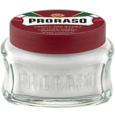 Proraso Coarse Pre/Post Shave Cream - krém před/po holení santalové 100ml, zklidňuje podráždění pokožky