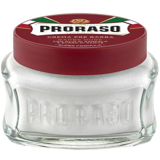 Proraso Coarse Pre/Post Shave Cream - krém před/po holení santalové 100ml, zklidňuje podráždění pokožky