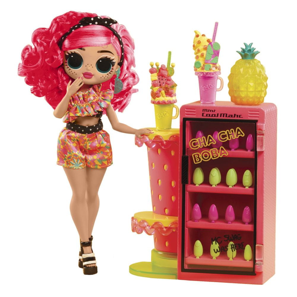 Levně L.O.L. Surprise! OMG Nehtové studio s panenkou - Pinky Pops Fruit Shop