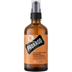 Proraso Wood & Spice Beard Oil - dřevitě-kořeněný olej na vousy 100ml, hloubkově hydratuje a vyživuje vousy