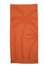 vyprodejpovleceni Plážová osuška Palma oranžová
