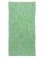 vyprodejpovleceni Plážová osuška Turtle zelená