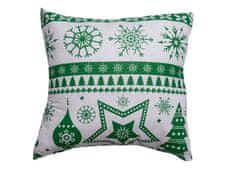 vyprodejpovleceni Dekorační polštářek Vánoce zelené
