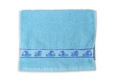 vyprodejpovleceni Dětský ručník KIDS modrý 30x50 cm