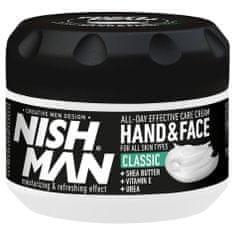 NISHMAN krém na ruce a obličej pro všechny typy pleti 300ml pro muže, hydratuje a zjemňuje pokožku