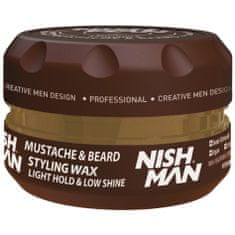 NISHMAN - pomáda na knír a vousy, hydratuje 100ml mužská péče, dodává definici kníru a vousům