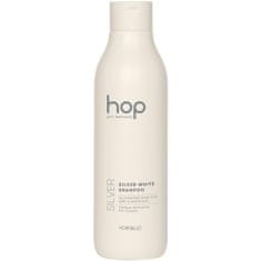 Montibello HOP Silver White šampon rozjasňující pro šedivé vlasy 1000ml, obnovuje přirozený lesk vlasů šedých a platinových