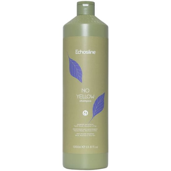 Echosline šampon ochlazující vlasy neutralizující žluté tóny 1000ml, účinně neutralizuje žluté tóny
